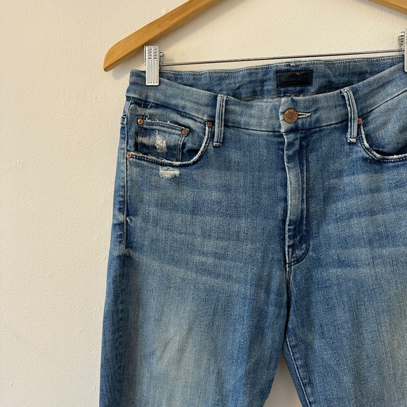 Mother The Looker Ankle Step Fray in Where There's Smoke | Size 31 - Picture 8 of 16